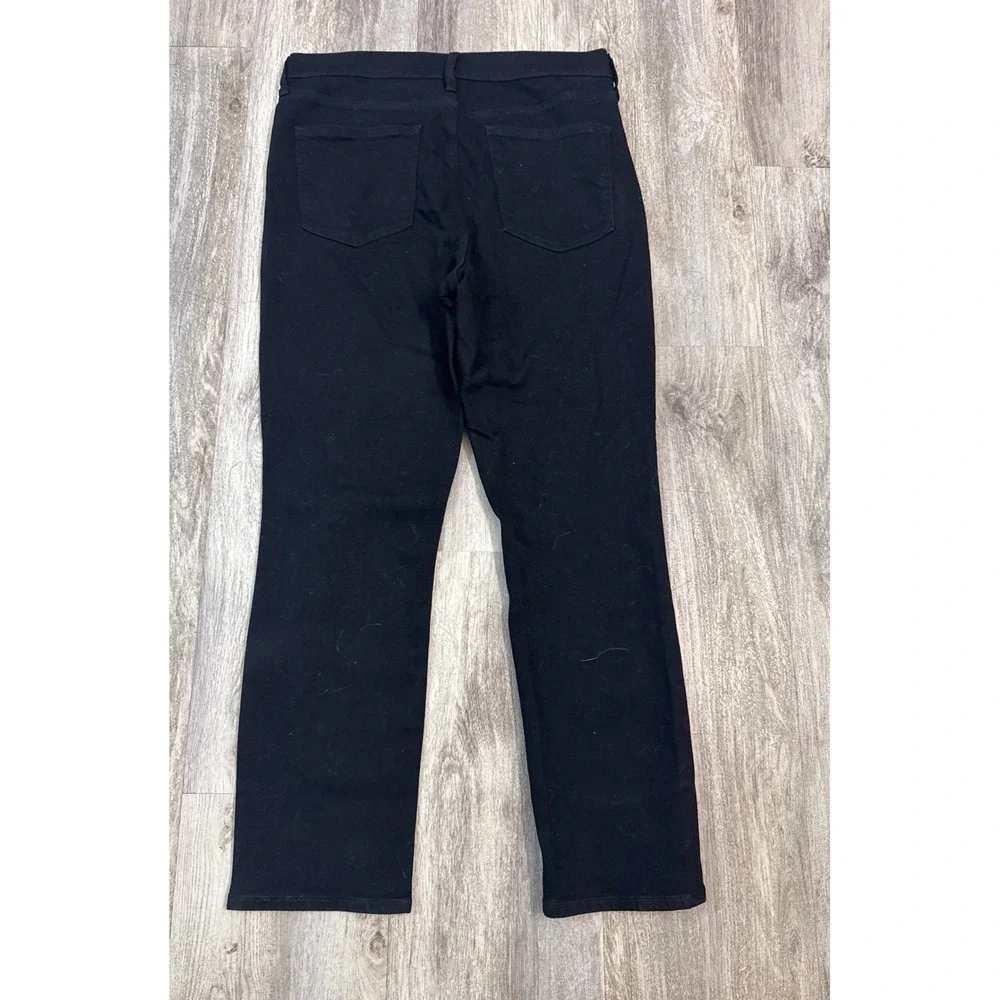 GAP Vintage Slim High Rise Jeans Womens 32 14R Black Stretch Ankle Denim‎ NEW
